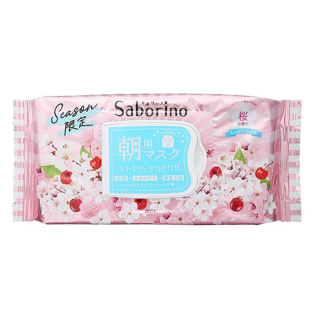 BCL Saborino Morning Face Mask 28 Sheets - Sakura